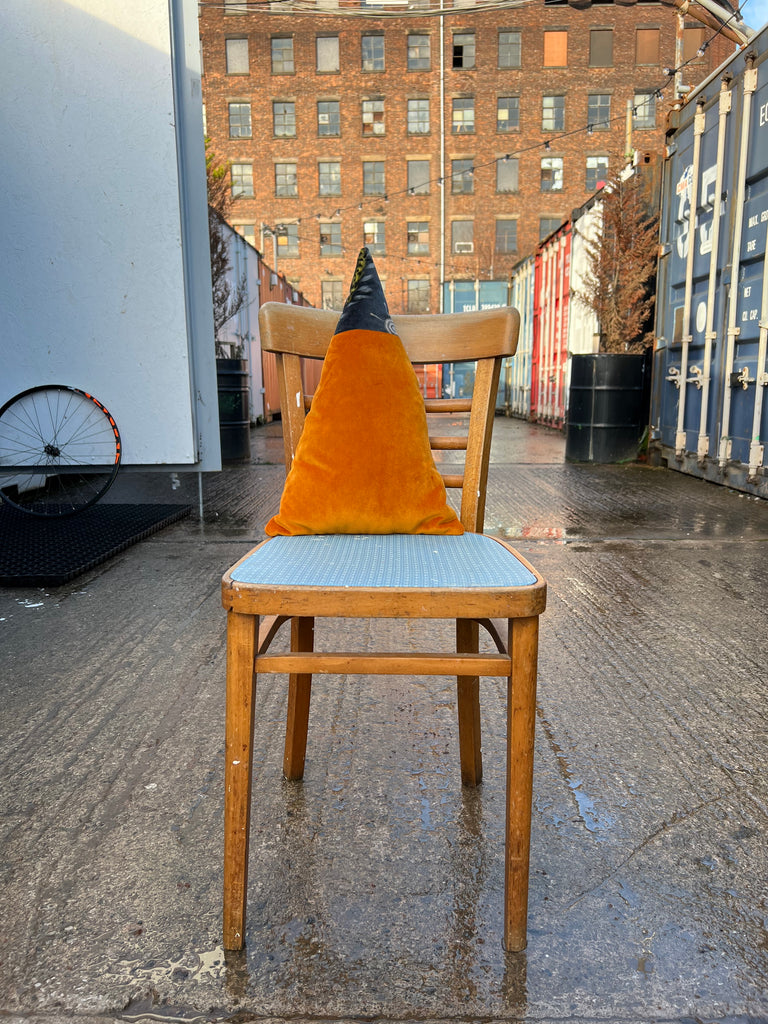 Mountain Zero Waste Cushion (Orange)