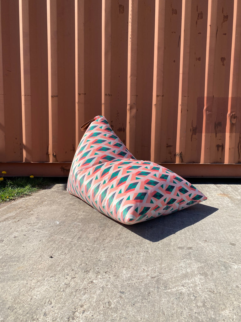Luxury Printed Velvet Bean Bag