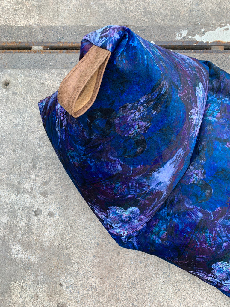Luxury Printed BOBO1325 Velvet Bean Bag