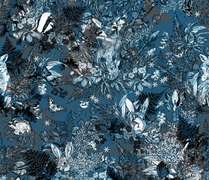 Luxury Printed BOBO1325 Velvet Bean Bag
